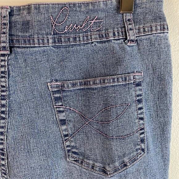 Denim Stretch Cropped Jeans Size 16 1/2 - Picture 9 of 9